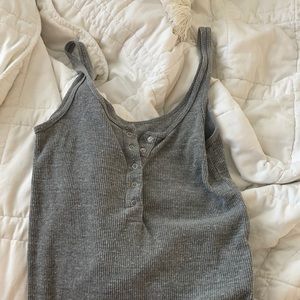 Gray PacSun Ribbed Tank